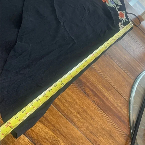 Free People embroidered one shoulder asymmetrical floral sheer beach top small - Picture 15 of 17